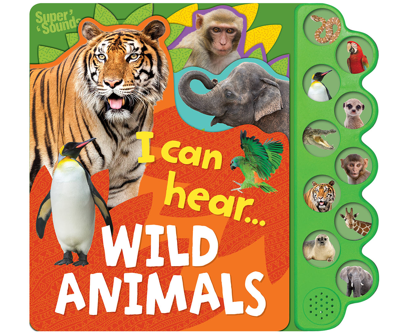 I Can Hear Wild Animals 10-Button Super Sound Book .au