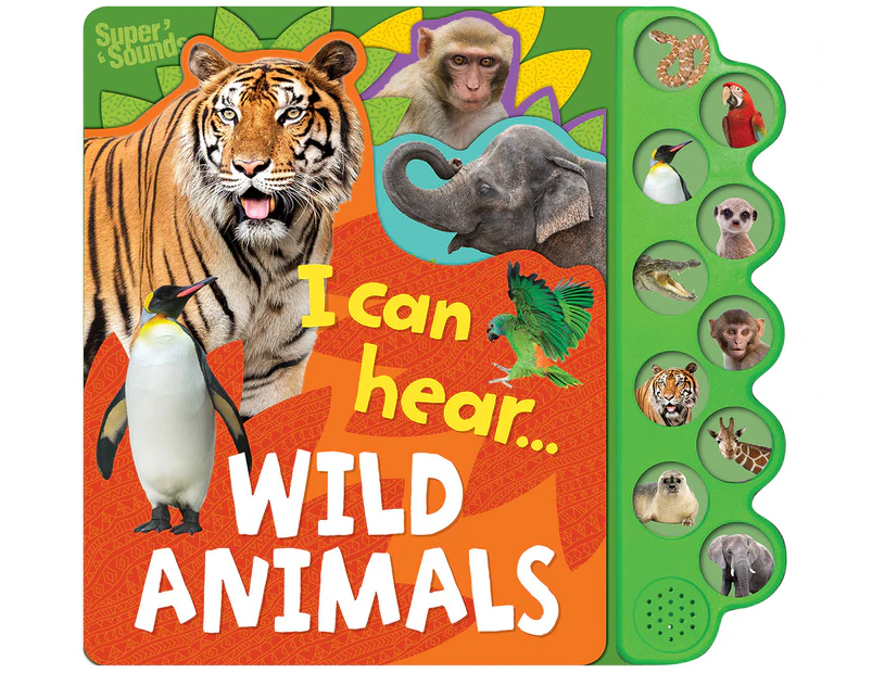 I Can Hear Wild Animals 10-Button Super Sound Book
