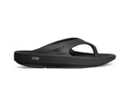 OOFOS OOriginal Black Thongs/Shoes Arch Support/Waterproof - Size US M14 W16