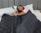 Hotto Cuddle Comfort Weighted Blanket - Dark Grey