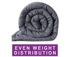 Hotto Cuddle Comfort Weighted Blanket - Dark Grey 8