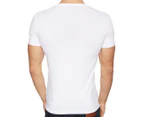 Roberto Cavalli Men's Basic Round Neck Tee / T-Shirt / Tshirt - White