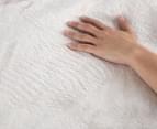 Daniel Brighton 220x220cm Mink Plush Blanket - Natural 3