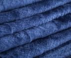 Daniel Brighton 220x220cm Mink Plush Blanket - Navy Blue 4