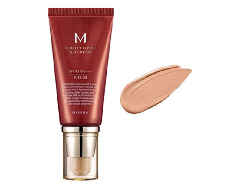 Missha M Perfect Cover BB Cream #23 Natural Beige 50ml SPF42 PA+++ for Women