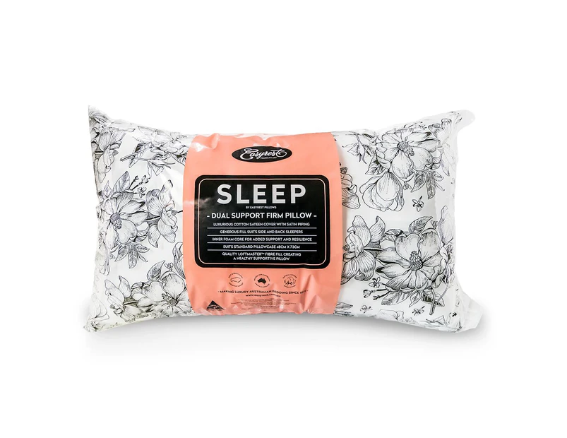 Easy Rest Sleep Dual Support Pillow- Foam Core
