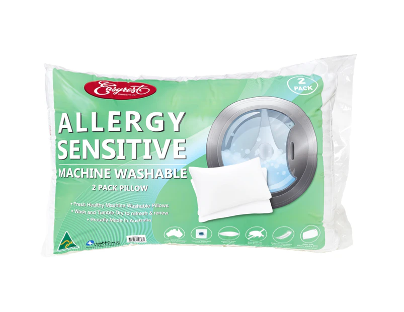 Easy Rest Allergy Sensitive Machine Washable Twin Pack