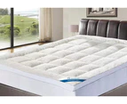 Luxury 1600GSM Fully Fitted Sherpa Mattress Topper 45cm Wall Single, King Single , Double , Queen , King Size