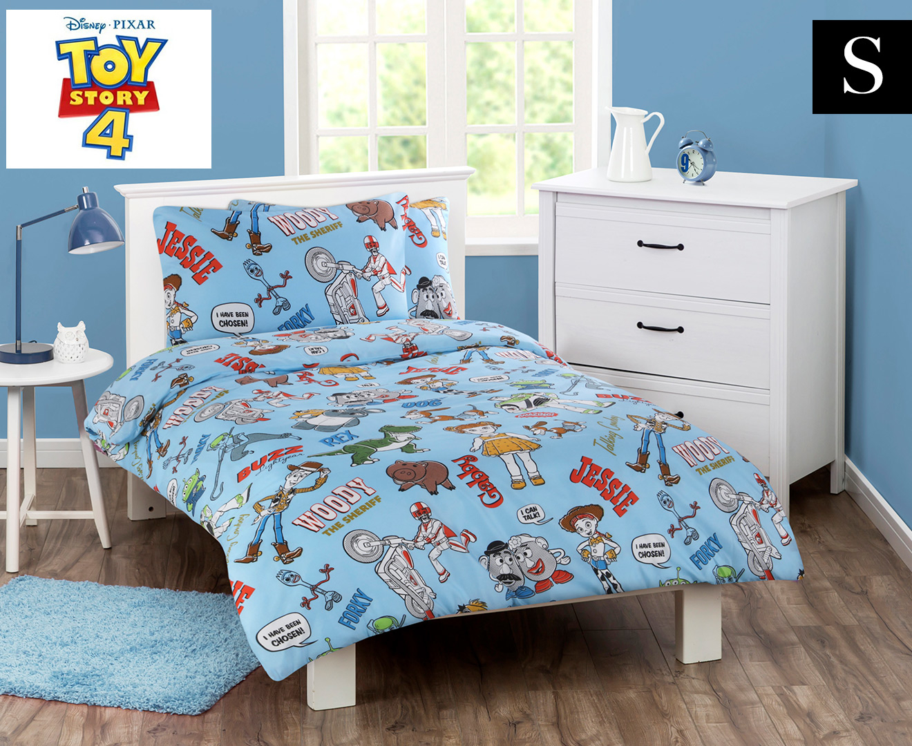 Shoptagr Disney Toy Story 4 Single Bed Quilt Cover Set By