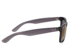 Ray-Ban Justin RB4165 Sunglasses - Grey Transparent/Grey Violet