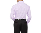 Van Heusen Men's Long Sleeve Business Shirt - Pink Check