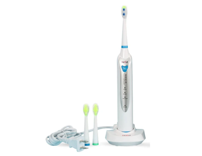 Select Mall Electric toothbrush waterproof charged acoustic electric toothbrush - WHITE