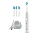 Select Mall Maglev Induction Toothbrush Charging Five Grades Adult Sound Soft Hair Toothbrush - WHITE