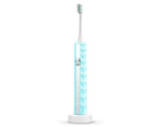 Select Mall Electric toothbrush ultrasonic soft hair magnetic induction charging toothbrush - BLUE