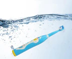 Select Mall Children's Music Electric Toothbrush USB Charged Waterproof Soft Fur Toothbrush - BLUE