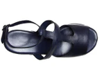 Roberto Del Carlo Women's Wedge Sandal - Blue