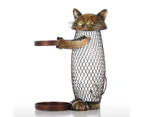 Tooarts Cat Wine holder Cork Container -