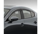Genuine Mazda 3 BP 19 Sedan Weathershields Side Window Vent Visors BDGHV3700
