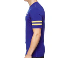 AFL Men's West Coast Short Sleeve Rashie - Royal Blue