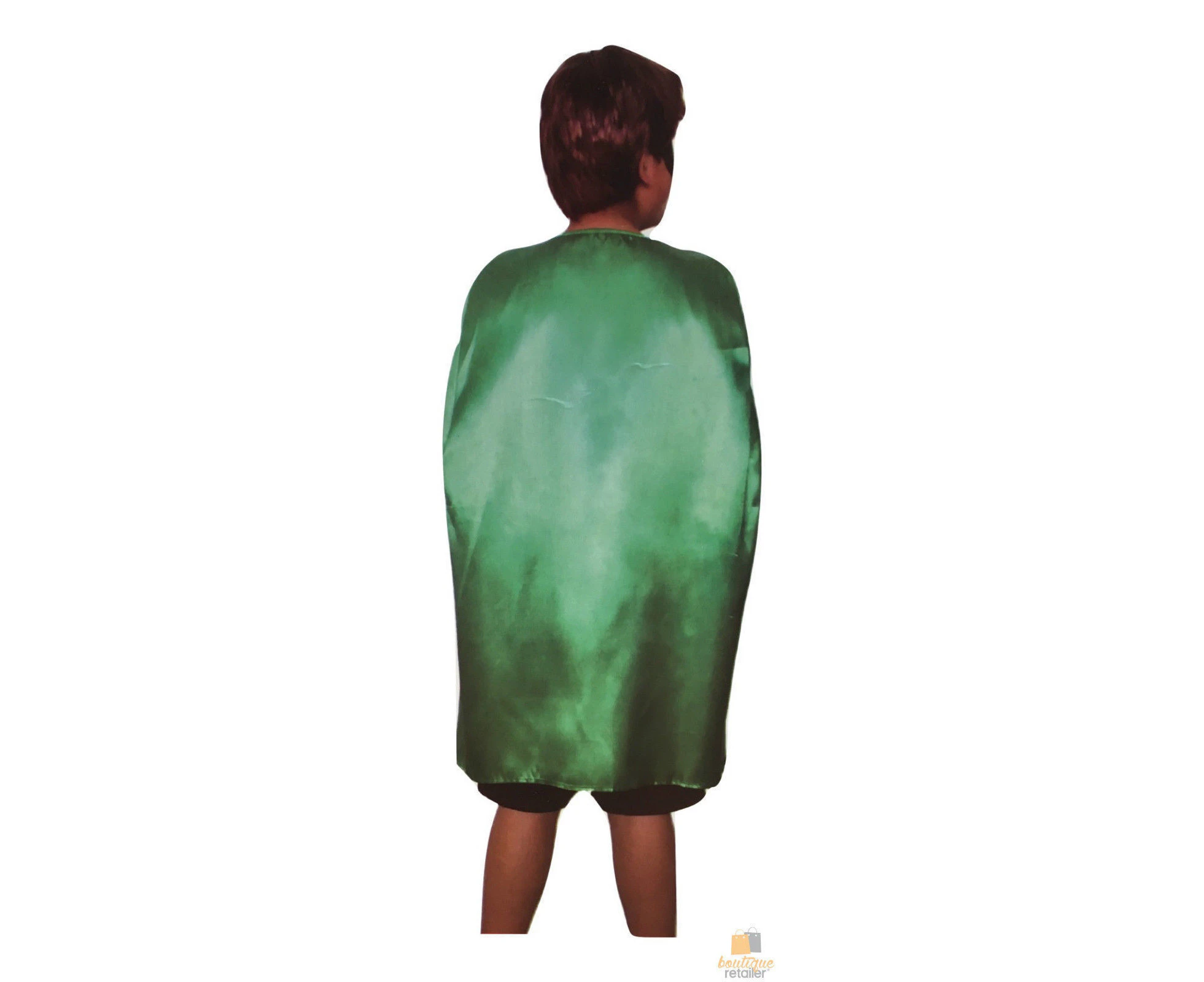 Medium Cape Kids Costume Vampire Coat - Green