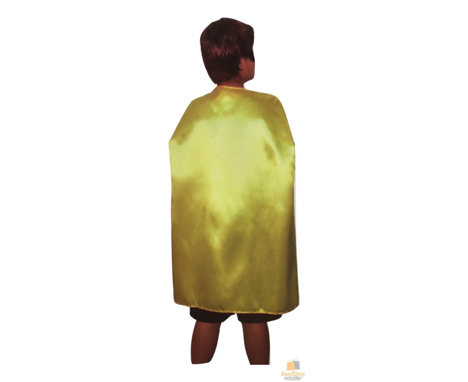 Medium Cape Kids Costume Vampire Coat - Yellow