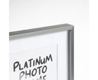 Cooper & Co. Set of 6 Platinum 8x8" and 12x12" Metal Photo Frames Pewter