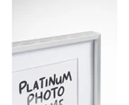 Cooper & Co. Set of 6 Platinum 8x8" and 12x12" Metal Photo Frames Silver