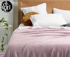 Accessorize Super Soft Queen/King Bed Blanket - Blush 1