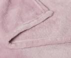 Accessorize Super Soft Queen/King Bed Blanket - Blush 2