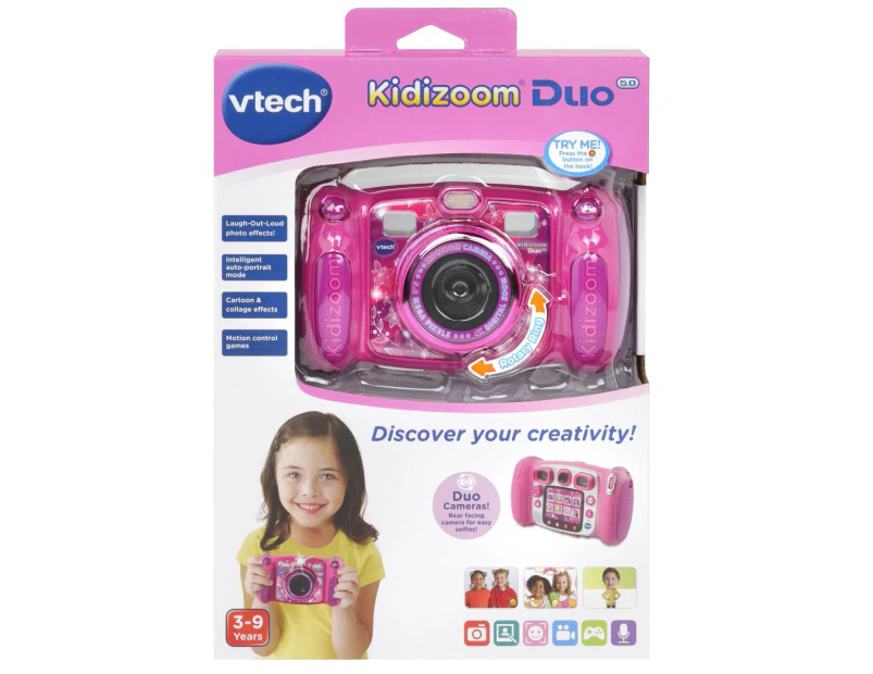 VTech Kidizoom DUO Kids Camera 5.0 - Pink