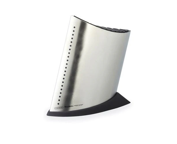 Global Ship Shape Knife Block Stainless Steel