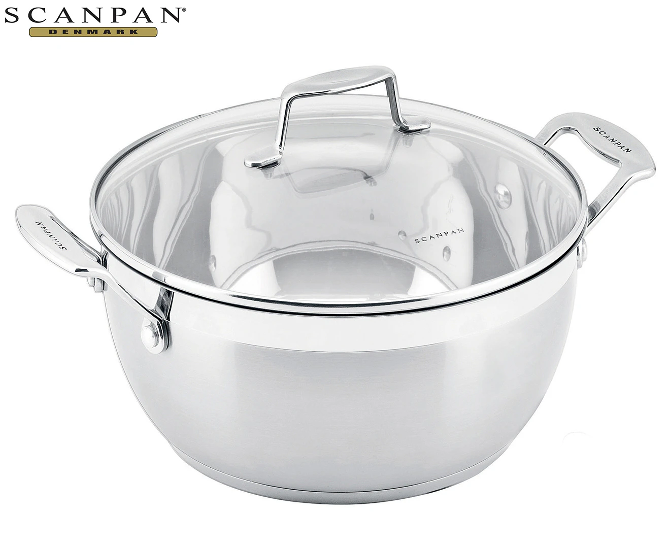 Scanpan 32cm/8.5L Impact Stainless Steel Stew Pot w/ Lid