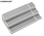 Madesmart 3-Tier Expandable Shelf Organiser - White/Grey