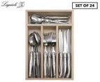 Laguiole 24-Piece Debutant Cutlery Set - Stainless Steel