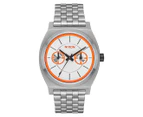 Nixon Men's 37mm Time Teller Deluxe Star Wars Stainless Steel Watch - BB-8 Silver/Orange