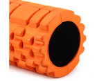 MILY_SPORT Fitness Floating Point EVA Yoga Foam Roller for Physio Massage-Orange