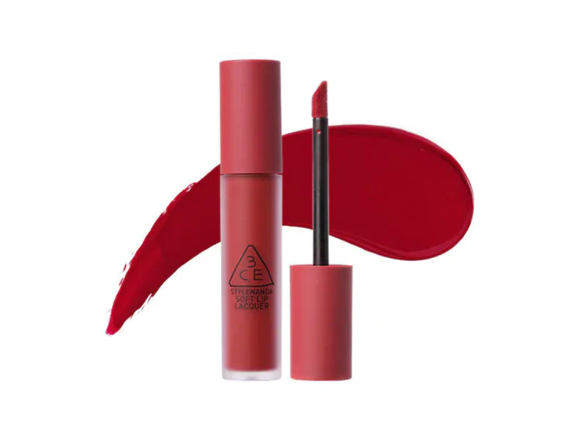 3CE Soft Lip Lacquer #Perk Up - Liquid Lipstick Stylenanda 3 Concept Eyes