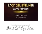 TonyMoly Back Gel Eyeliner #3 Pearl Brown - Smudge Proof Long Brush Eye Liner *Tony Moly Best Seller*4g for Women