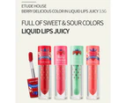 Etude House Berry Delicious Color In Liquid Lips RD304 Juicy Lip Tint 3.5g