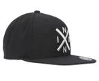 Nixon Exchange Snapback Hat - Black/Silver