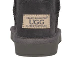 OZWEAR Connection Ugg Toddler/Kids' I Love Dogs Mini Boot - Grey