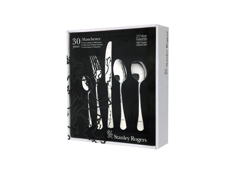 Stanley Rogers Manchester 30 Piece Cutlery Set