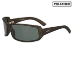 Fish Men's Bonito Polarised Sunglasses - Matte Black/Khaki