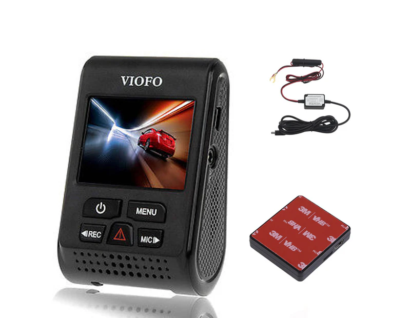 Viofo A119 Capacitor Novatek 96660 GPS 4MP Car Dash Camera Vehicle Dash Cam Video DashCam Recorder + Hard Wire+GPS Mount
