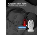 VB601 Wireless Baby Monitor Infant 2.4GHz Digital Video Baby Temperature Display Night Vision Music Nanny Monitor