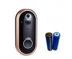 Wireless Doorbell Video Camera APP Controll Home Security Motion Detection 2 Way Talk Night Vision with 2pcs 18650 2600mAh Battery
