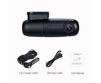 B1W 1080P Mini WiFi Dash Camera Car DVR Dash cam Vehicle Capacitor Dashboard APP Monitor 360°Rotate G-Sensor Loop Recording + 64GB