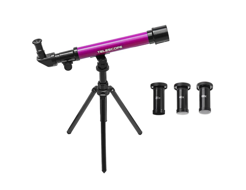 New Children Kids Hiking Astronomical Telescope 20/40/60X with Portable Tripod Intelligence Toys