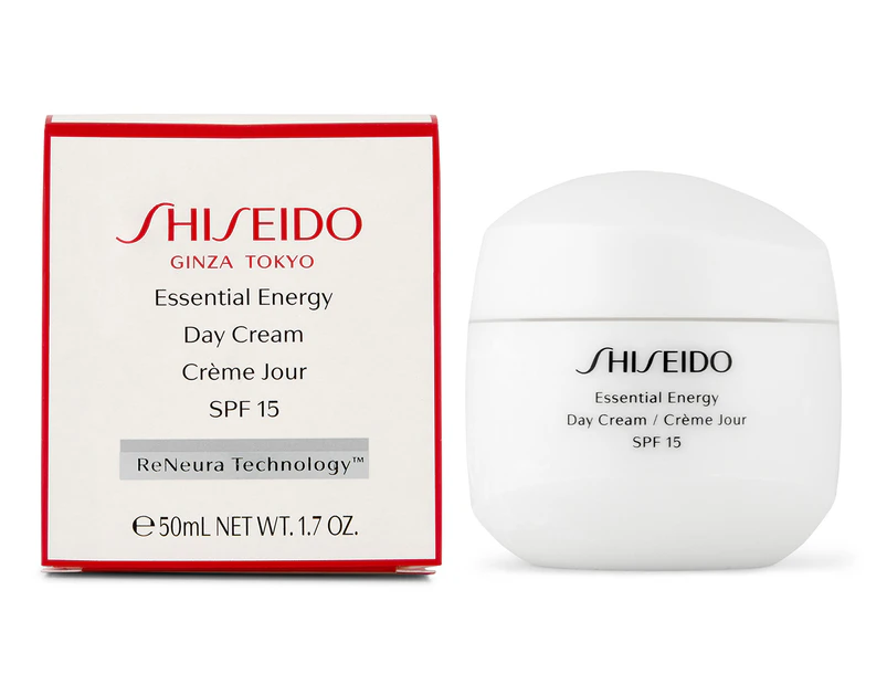 Shiseido Ginza Tokyo Essential Energy Day Cream SPF 15 50mL