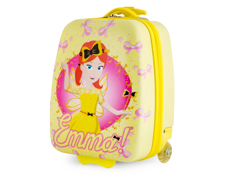 The Wiggles Emma 44cm Hardshell Luggage/Suitcase - Yellow